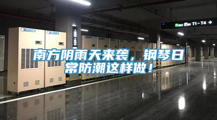 南方陰雨天來襲，鋼琴日常防潮這樣做！