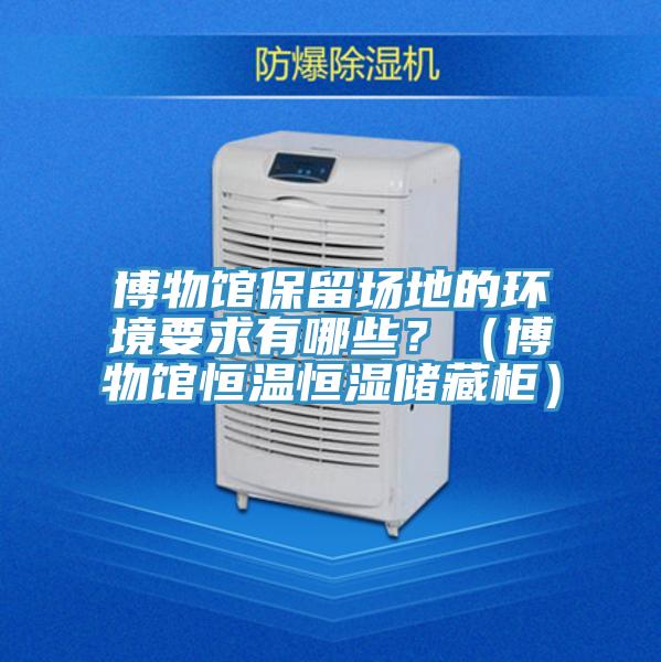 博物館保留場地的環境要求有哪些？（博物館恒溫恒濕儲藏柜）
