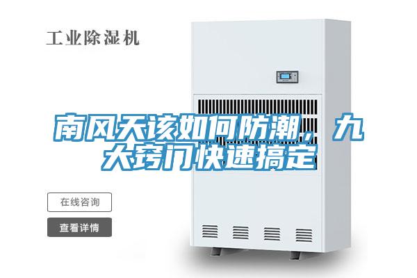 南風(fēng)天該如何防潮，九大竅門快速搞定